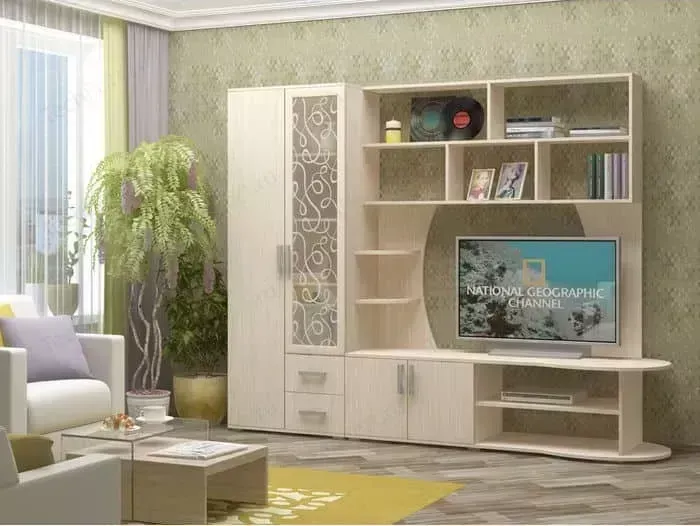 Гостиная Миф Смарт, дуб беленый