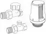 Набор ROYAL Thermo термостатический DE LUXE (хром) 1/2" (RTE 50017) DE 1/2&&
