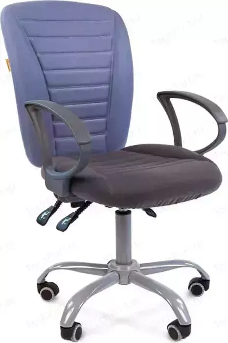 Кресло офисное CHAIRMAN 9801 Эрго серый/ голубой