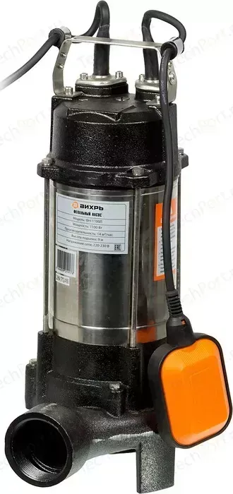 Насос погружной фекальный ВИХРЬ ФН-1100Л
