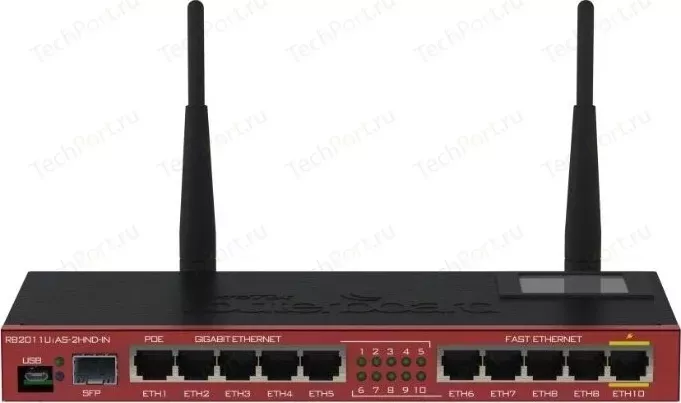 Маршрутизатор MIKROTIK RB2011UiAS-2HnD-IN