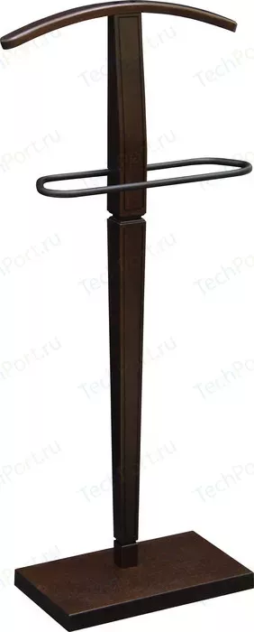 Вешалка Мебелик костюмная Васко В 70 темно-коричневый/патина