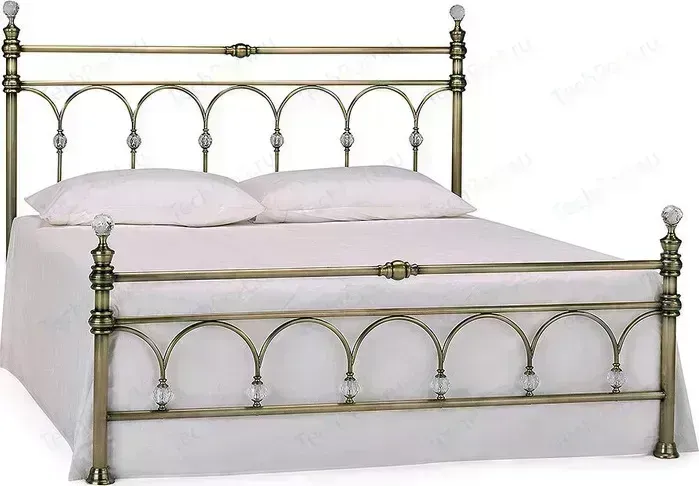 Кровать TetChair металлическая WINDSOR 160x200 античная медь
