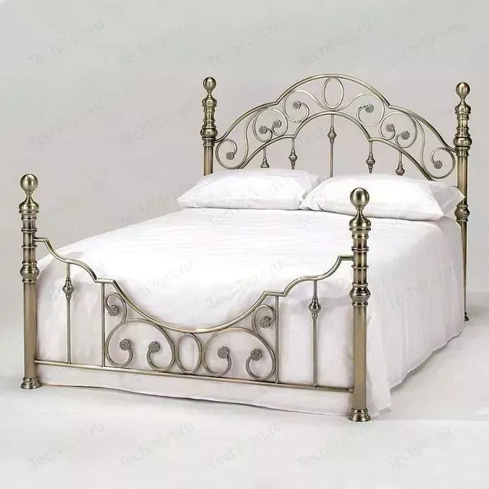 Кровать TetChair металлическая VICTORIA 180x200, цвет античная медь