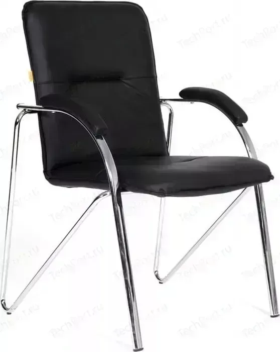 Офисный стул CHAIRMAN 850 экокожа 118 черная (собр.)