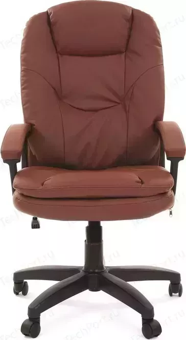 Кресло офисное CHAIRMAN 668 LT экопремиум коричневый