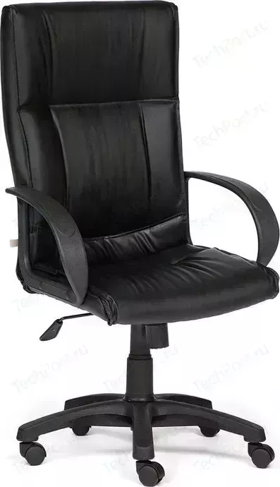 Кресло офисное TetChair DAVOS кож/зам, черный, 36-6