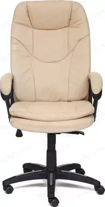 Кресло офисное TetChair COMFORT кож/зам, бежевый, 36-34