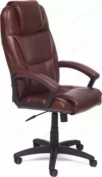 Кресло офисное TetChair BERGAMO кож/зам коричневый 2 TONE