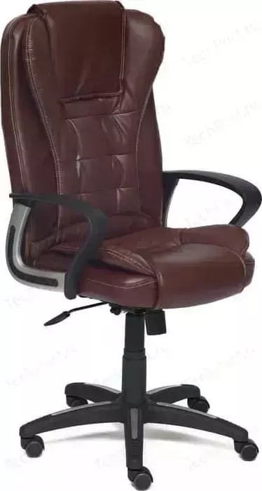 Кресло офисное TetChair BARON кож/зам коричневый/коричневый перфорированный 2 TONE/2 TONE /06