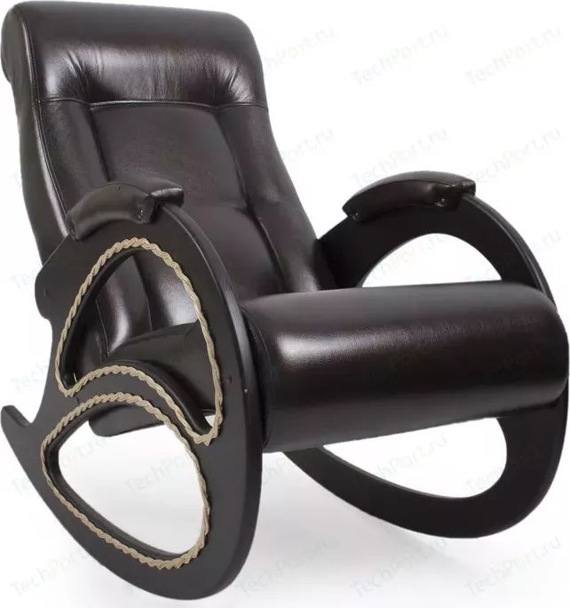 Кресло-качалка Мебель Импэкс Модель 4 с лозой Орегон перламутр 120
