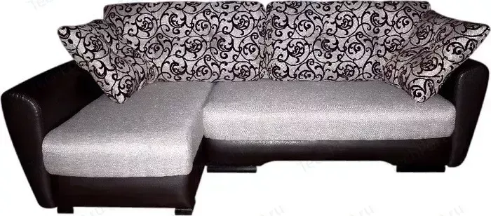 Диван угловой ИП Панин Верес 10 угол rauf plain beige, sontex umber,rauf beige