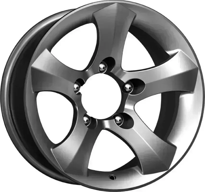 Диск автомобильный КиК Айсберг (КС662)8,0\R16 5*139,7 ET-10d110,1Дарк платинум[] 8,0//R16