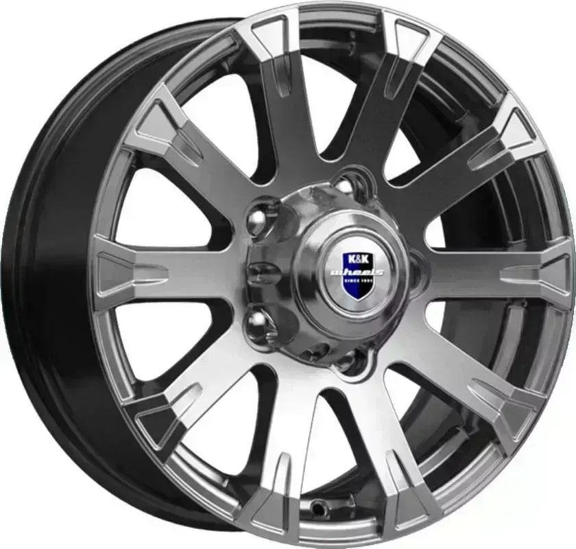 Диск автомобильный КиК Байкал (КС601)7,0\R16 5*139,7 ET35d98,5Дарк платинум[] 7,0//R16