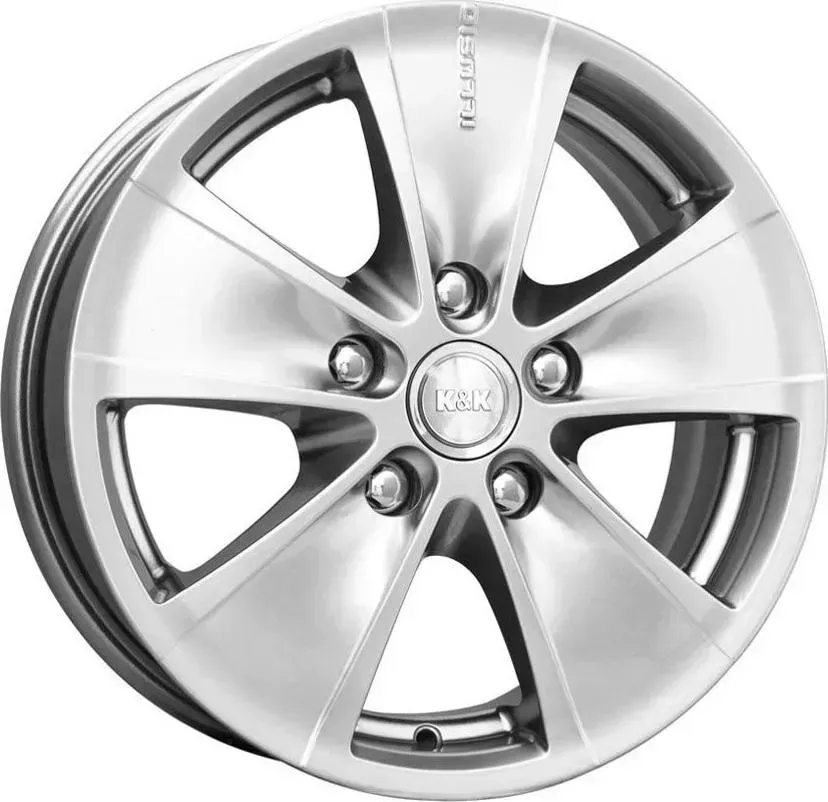 Диск автомобильный КиК Иллюзио-оригинал (КС440)6,5\R16 5*114,3 ET39d60,1Блэк платинум[] 6,5//R16