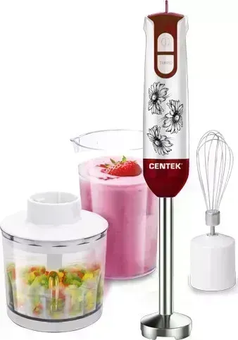 Блендер CENTEK CT-1336 белый/красный