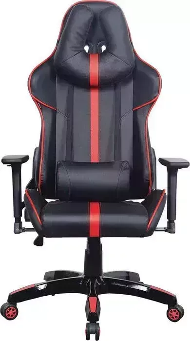 Кресло офисное Brabix компьютерное GT Carbon GM-120 две подушки экокожа черное/красное 531931