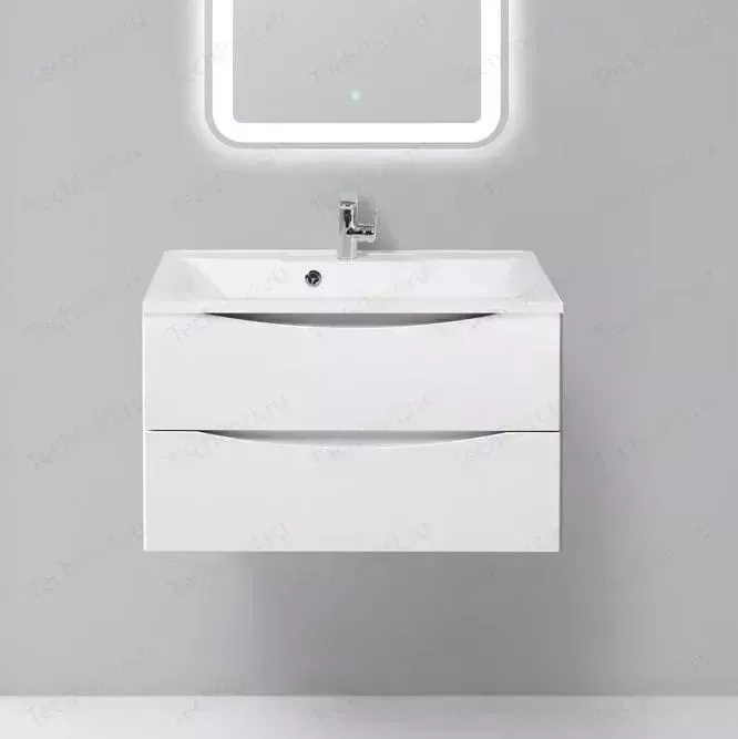 Тумба под раковину BELBANGO Marino 80 bianco opaco (MARINO-800-2C-SO-BO-P)