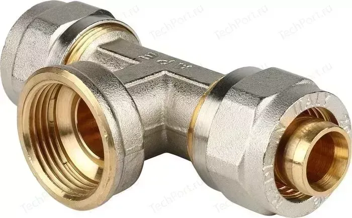 Тройник STOUT переходной с внутренней резьбой 3/4" х 20 для металлопластиковых труб винтовой (SFS-0012-003420)