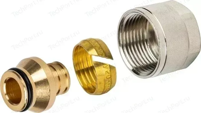 Фитинг STOUT компрессионный для труб PEX 20х2,8х3/4 (SFC-0020-002028)