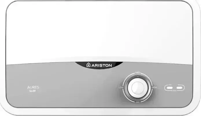 Водонагреватель проточный электрический ARISTON AURES S 3.5 COM PL (душ+кран)