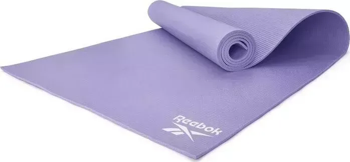 Коврик для фитнеса Reebok RAYG-11022PL фиолетовый 4 мм