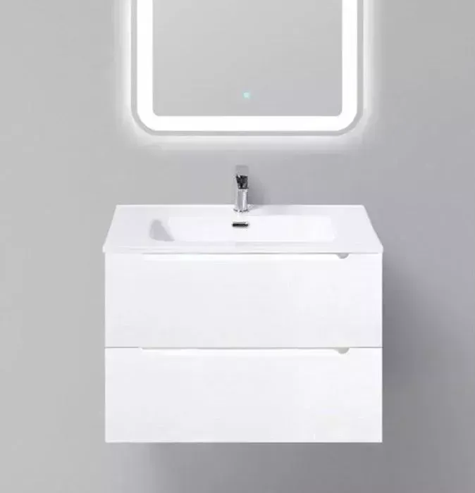 Тумба с раковиной BELBANGO с Etna 70 Bianco Lucido (ETNA39-700/390-2C-SO-BL-P, BB700/390ETL)