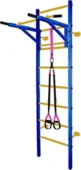 Шведская стенка Midzumi Katashi plus синий/желтый, розовый