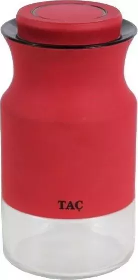 Банка для сыпучих продуктов Bradex 0.84 л TAC красная (TK 0404)