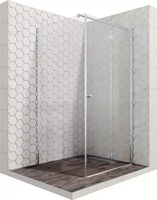 Душевой уголок Ambassador Diamond 100x100 прозрачный, хром (12011106R)
