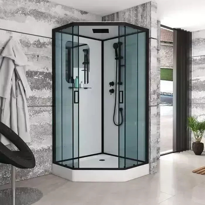 Душевая кабина NIAGARA 100х100х220 тонированные стекла (NG-6902-01D BLACK)