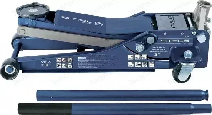 Домкрат подкатной STELS гидравлический 3т 75-515мм Low Profile Quick Lift (51136)