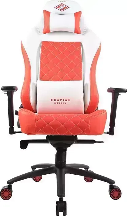 Кресло офисное ZONE 51 компьютерное игровое Спартак легенда white-red