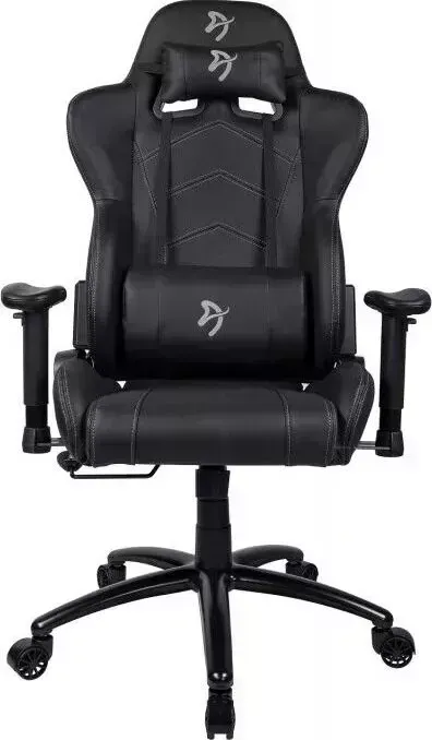 Кресло офисное Arozzi Inizio black PU grey logo INIZIO-PU-BKGY