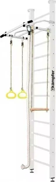 Шведская стенка Kampfer Helena Ceiling №6 Жемчужный Стандарт белый антик турник