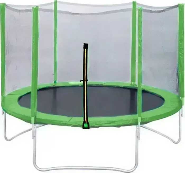 Батут DFC Trampoline Fitness 10ft наружн.сетка, св.зеленый (305см)