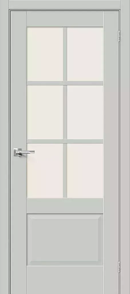 Дверь BRAVO Прима-13.0.1 Grey Matt 200*60