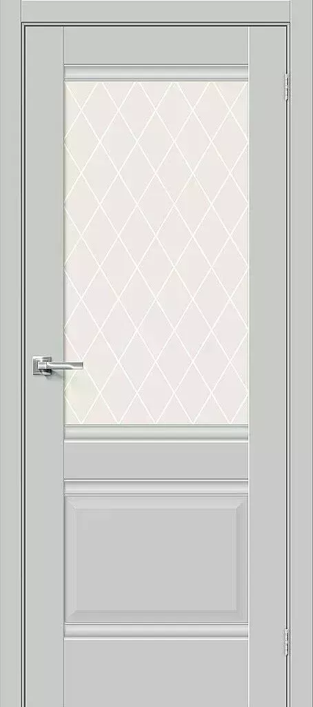 Дверь BRAVO Прима-3 Grey Matt 200*60