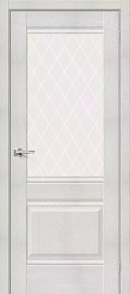 Дверь BRAVO Прима-3 Bianco Veralinga 200*60 153-0412
