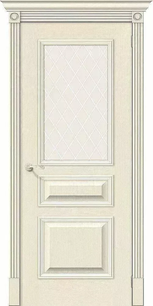 Дверь BRAVO Вуд Классик-15.1 Ivory 200*60
