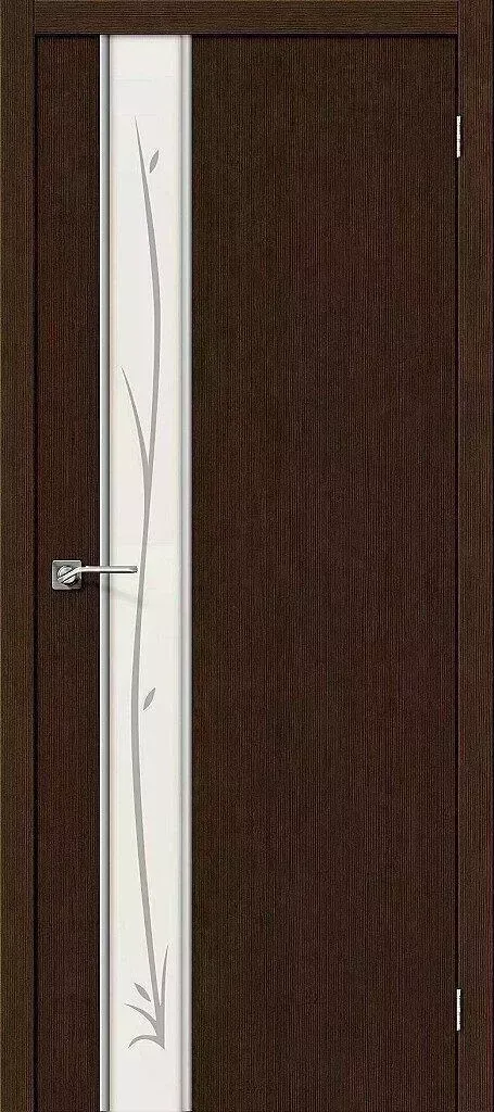 Дверь BRAVO Глейс-1 Twig 3D Wenge