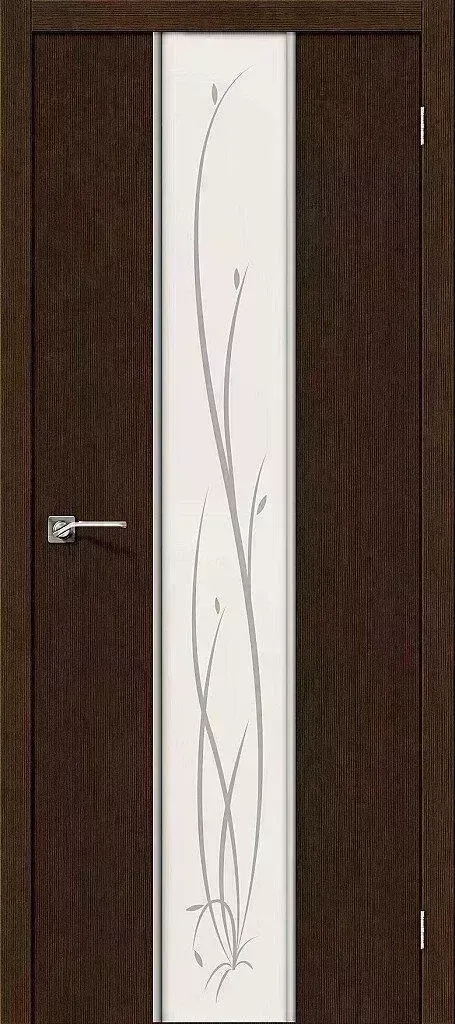 Дверь BRAVO Глейс-2 Twig 3D Wenge 200*90
