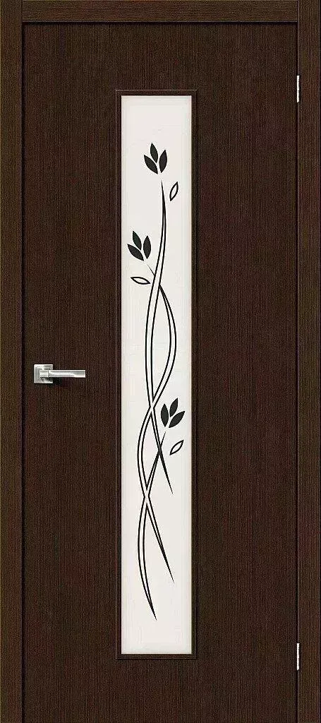 Дверь BRAVO Тренд-14 3D Wenge 200*90