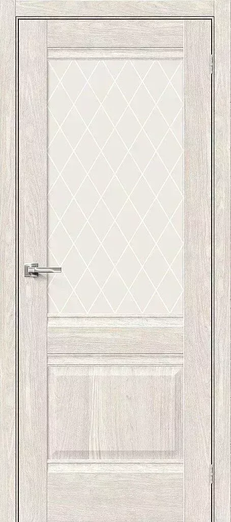 Дверь BRAVO Прима-3 Ash White 200*60
