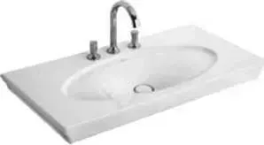 Раковина Villeroy Boch La belle plus 100x49 с керамической вставкой без перелива