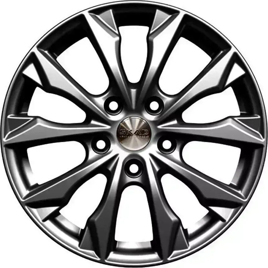 Диск автомобильный СКАД Нагоя6,0\R16 4*100 ET50d60,1Графит[] 6,0//R16