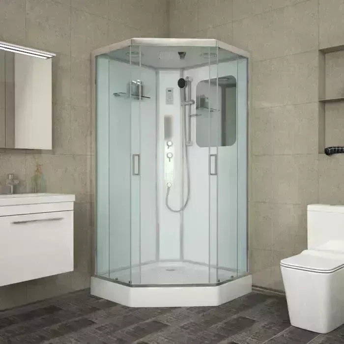 Душевая кабина NIAGARA 100х100х220 прозрачные стекла (NG-6002-01GD)