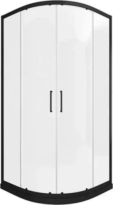 Душевой уголок Bravat Blackline 90x90 прозрачный, черный (BS090.1201B)