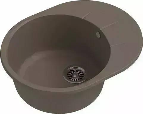 Мойка кухонная Ewigstein Rund R-45F темно-бежевый