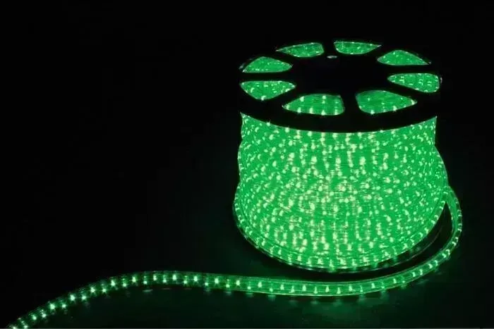 Дюралайт FERON Светодиодный 2,88W/m 72LED/m LEDF3W 3х жильный зеленый 50M 26069